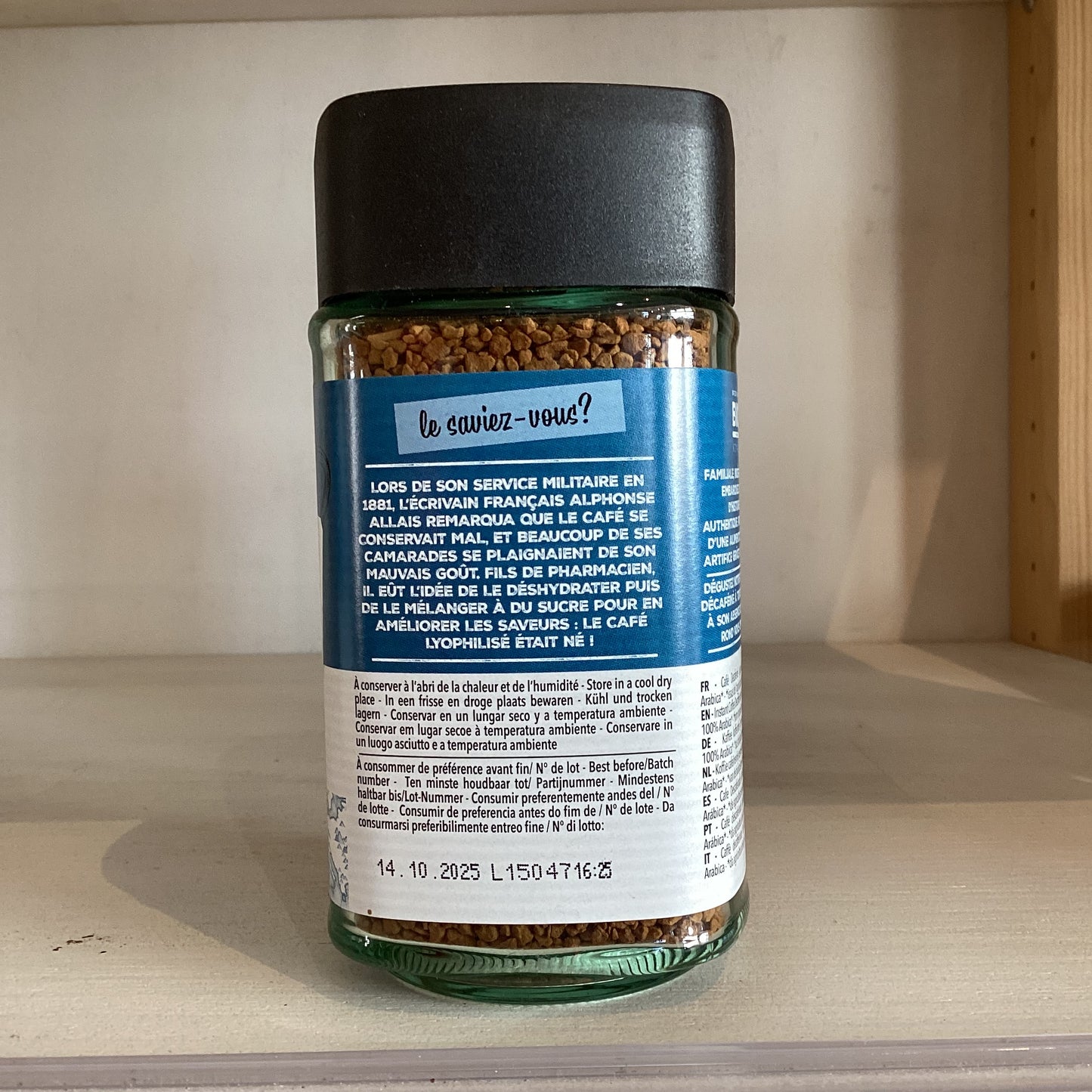 CAFÉ LYOPHILISÉ 100% ARABICA DÉCAFEINÉ 100g