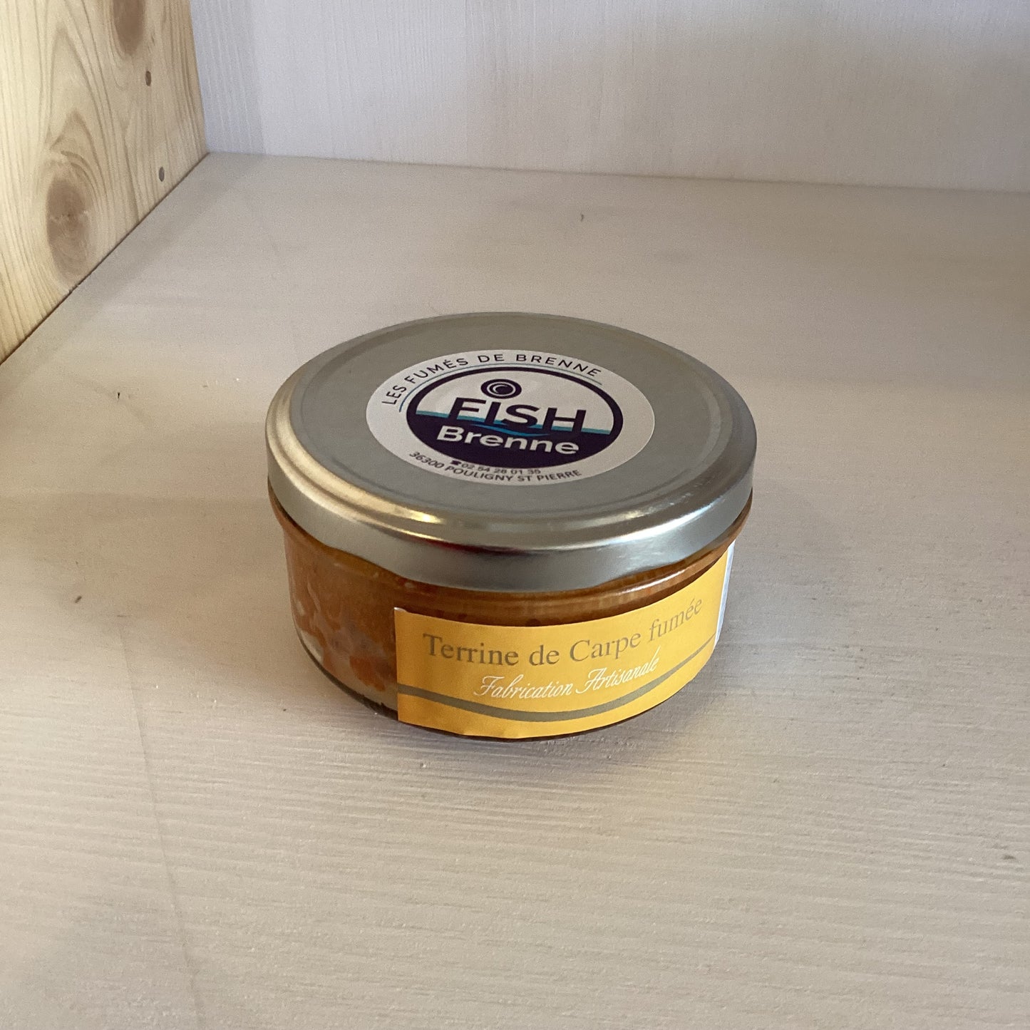 TERRINE DE CARPE FUMÉE 130g