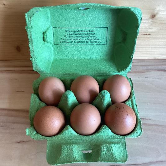 OEUFS DEMI DOUZAINE