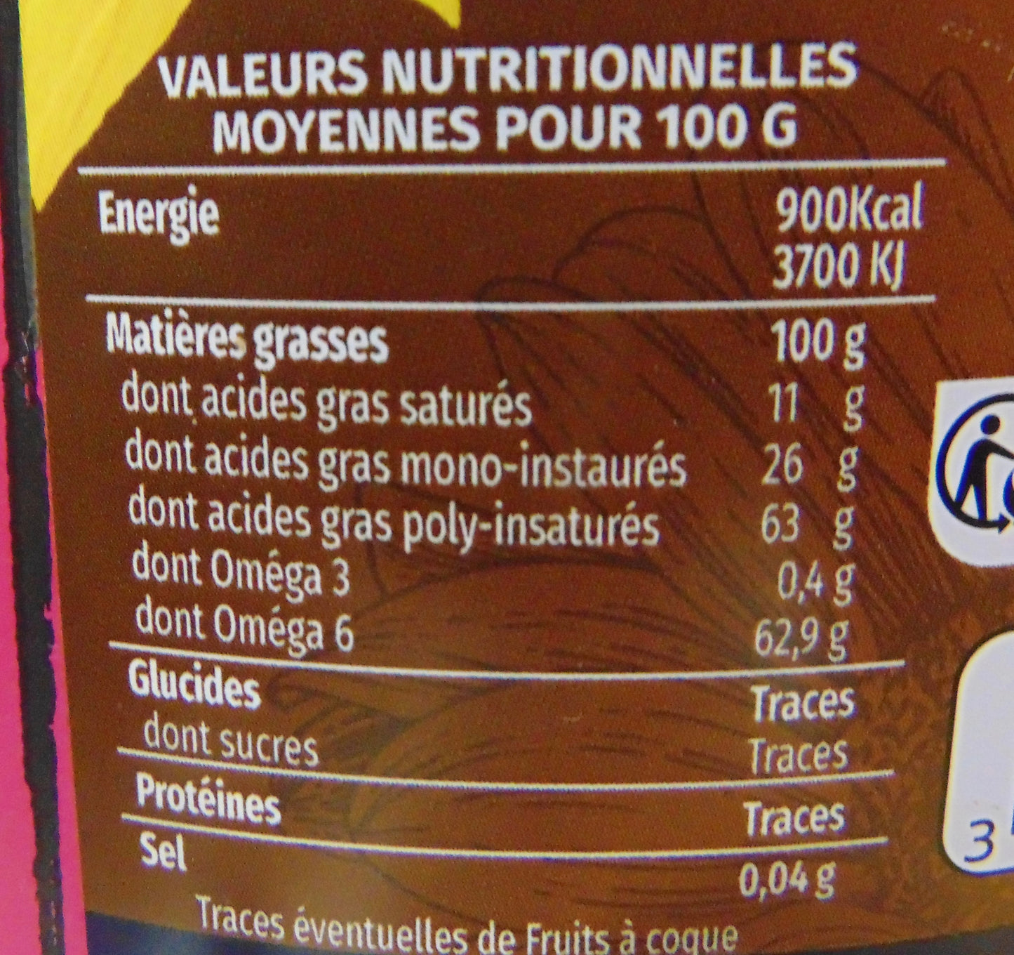 HUILE DE TOURNESOL 3L
