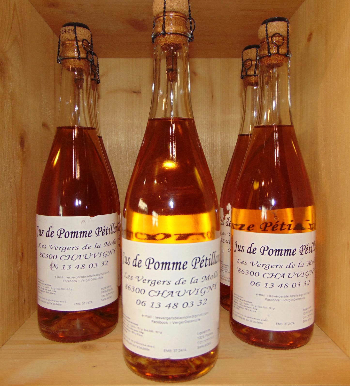 JUS DE POMME PÉTILLANT