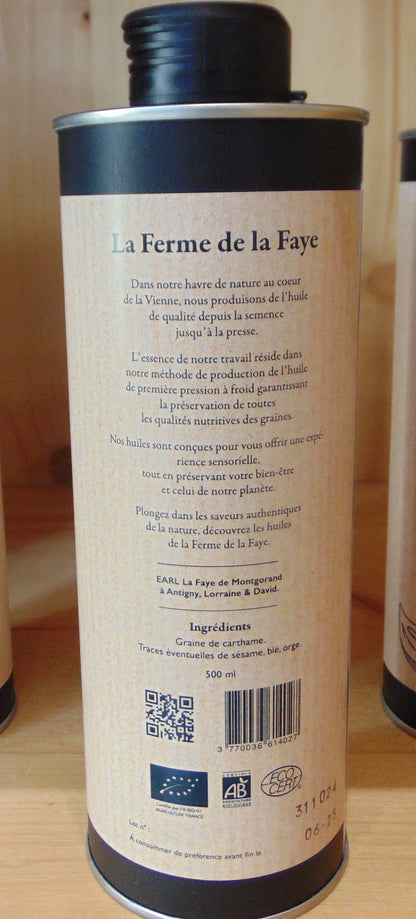 HUILE DE CARTHAME 500ml